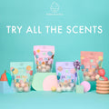 Dabble & Dollop Bath Bombs, 100% Natural Droplets for Kids, Original Scents - USA Made, Moisturizing & Fun Droplets, Paraben & Sulfate Free,