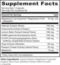 NATURELO Sleep Aid - with Melatonin, Magnesium, GABA, Valerian Root, Lemon Balm, Chamomile Herbal Extracts - Plant-Based Sleeping Aid - 60 Vegan