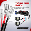 Nilight 16AWG LED POD Lights Wiring Harness Kit LED Light Bar 12V 5Pin Rocker Switch Laser on off Waterproof Toggle Switch Power Relay Blade