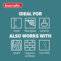 3M Bondo Short Strand Fiberglass Reinforced Filler 21 Oz (595.34 G) with Bondo Cream Hardener 0.5 Oz (14G), Repair Holes up to 0.5 IN, Waterproof