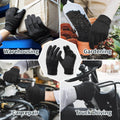 OZERO Work Gloves for Men Women: Mechanic Glove Touchscreen Firm Grip Dexterity Light Duty Gloves for Gardening Construction