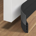 Holikme Door Draft Stopper under Door Draft Blocker Insulator Doors Sweep Weather Stripping Noise Stopper Strong Adhesive, Black