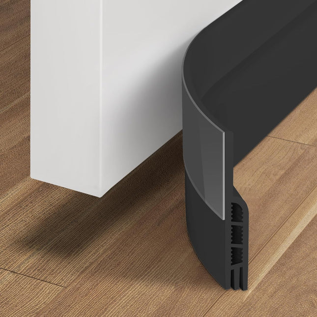Holikme Door Draft Stopper under Door Draft Blocker Insulator Doors Sweep Weather Stripping Noise Stopper Strong Adhesiv