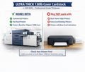 Extra Heavy Duty 130Lb Cover Cardstock - Bright White - 350Gsm 17Pt Thick Paper for Inkjet & Laser Printers - 8-1/2" X 11" - 40 Pack