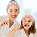 WILLBOND 4 Pack Microfiber Headbands Spa Facial Headbands Makeup Head Bands Elastic Terry Cloth Head Wrap for Women Girls Washing Face Makeup