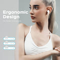Beleth New Earset Pro1 In-Ear Bluetooth TWS Headphones, Medium Size, White - Includes Cable, Eartips, and Manual