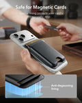 ESR for Magsafe Wallet, Iphone Wallet with 5-Card Holder, Secure-Grip Finger Loop, Magnetic Card Holder for Iphone 15/14/13/12 Series, Not for
