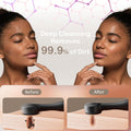 Facial Cleansing Brush Silicone Face Scrubber Waterproof Rechargeable Exfoliator Massage Device for Men & Women, Deep Pore Cleansing, Exfoliating,