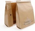 50 Pk Paper Bread Bags for Homemade Bread Gift Giving | Kraft Paper Bread Loaf Bags with Window | Sourdough Bread Bags for Gifting | Tin Tie Tab |