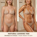 Self Tanner Mousse - USA Made with Natural & Organic Ingredients, Self Tanning Mousse for Dark Fake Tan, Sunless Tanner, Clear & Non Toxic Tanning