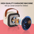 Karaoke Machine for Kids, Kids Karaoke Machine Gifts for Girls and Boys Family Party, Kids Karaoke Machine for Girls with 2 Wireless Microphones,