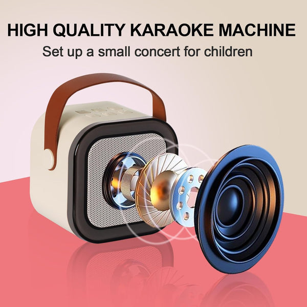 Karaoke Machine for Kids, Kids Karaoke Machine Gifts for Girls and Boys Family Party, Kids Karaoke Machine for Girls with 2 Wireless Microphones,