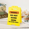 MBL Funny Team Office Gifts - Funny Fun Gag Desk Warning Caution Sign Cubicle Decor for Coworker Teammate Employee Boss Birthday Christmas White