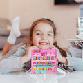 Art & Craft Kits for Kids, DIY Friendship Bracelet Making Kit for Girls, Jewelry Making with Charm & Stickers, Birthday Gifts for Ages 5-12, Toys