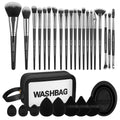 MAANGE Makeup Brush Set 30 Pcs Premium Synthetic Makeup Brushes Foundation Eye Shadow Powder Concealers Highlight Blending Brush Professional Make