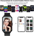 Smart Watch Fitness Tracker Make/Answer Calls for Women Men with Heart Rate Blood Oxygen Sleep Monitor Sports Modes Step Calorie Counter IP68