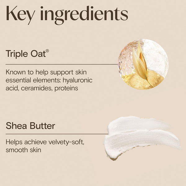 Aveeno Skin Relief Moisturizing Lotion for Very Dry, Itchy Skin with Soothing Triple Oat & Shea Butter Formula, Fragrance Free, 12 Fl. Oz