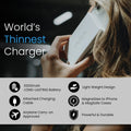 Clutch Pro Portable Iphone Charger for Travel 5000 Mah TSA Approved Magnetic Airplane Safe Portable Charger Only Compatible for Iphone 14 & Older