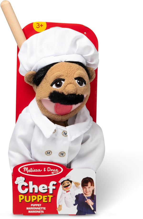 Melissa & Doug Chef Puppet (Al Dente) with Detachable Wooden Rod