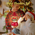 Christmas Snow Globes, Cardinal Christmas Water Globes with 8 Songs, 6H Timer Battery & USB Powered Glitter Snow Globe Music Box Suitable for