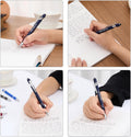 Funny Pens - 12 Pack Fine Point Smooth Writing Pens with Inspirational Tips, Black Ink, Touch Stylus Screens, Motivational Gift for Office & Desk