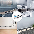 Strong Back-Glue Self Adhesive Cable Zip Tie Mounts Kit - 100 Set Cable Management Clips with 6" Zip Ties, Wire Holders - Outdoor Sticky Wire