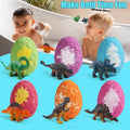 Bath Bombs for Kids with Surprise Inside, 6 Pack Big Kids Bath Bombs Gift Set, Organic Bubble Bath Fizzies with Dinosaur Egg Toys & Dinosaur