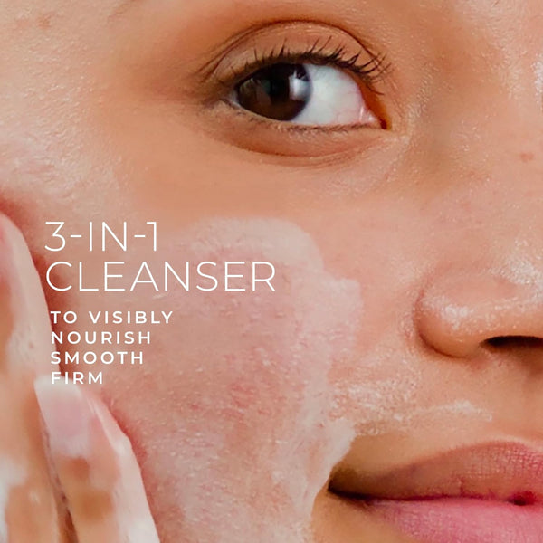Roc Retinol Correxion Deep Wrinkle Serum Facial Cleanser with Niacinamide for Anti-Aging and Fine Lines, Long-Wear Makeup Remover, Fragrance Free