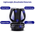 The Natural Posture Posture Corrector for Men and Women - Lumbar Back Brace and Shoulder Straightener - Helps Provide Lower Back Support and