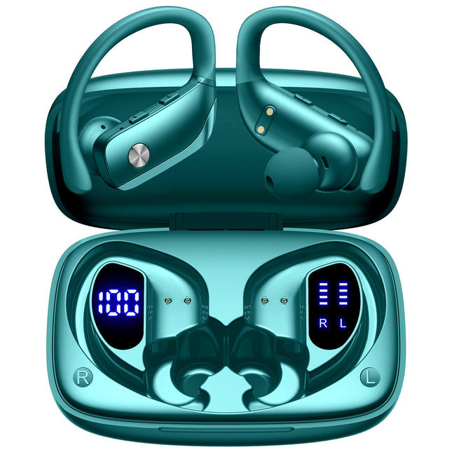 Bmani Wireless Earbuds Bluetooth Headphones 48Hrs Play Back Sport Earphones with LED Display Over-Ear Buds with Earhooks