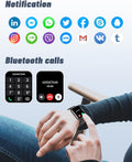 GRV Smart Watch for Ios and Android Phones (Answer/Make Calls), Watches for Men Women IP68 Waterproof Smartwatch Fitness Tracker Watch with Heart