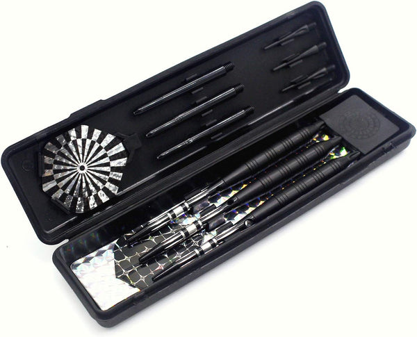 Soft Tip Darts Set for Electronic Dart Board 18/22G Plastic Tip Darts Set with Brass Barrels&Aluminum Shafts, 6 Flights 3 Spare Plastic Dart Shaft