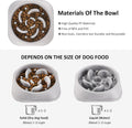 2PCS Slow Feeder Dog Bowls, Pet Supplies That Slow down Eating, Pet Food Bowls, Maze Dog Puzzle Feeder for Medium Breed