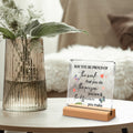 Little Reminders Desk Sign,Positive Sign Desk Decor for Office,You Are Awesome Sign Acrylic Plaque,Inspirational Gift for Women Friends Cheer up