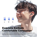 Soundpeats Clear Wireless Earbuds Inexpensive Ear Buds, Bluetooth 5.3 Headphones 12Mm Drivers 2 Mic with ENC, Clear Calls with Deep Bass, Game