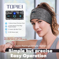 Sleep Headphones Bluetooth Headband for Side Sleeper, 14 Hours Playtime, Wireless Headband Headphones with HD Stereo Speakers for