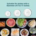 Elastic Food Storage Covers,Plastic Wrap Bowl Covers Reusable,Fresh Keeping Bags,Stretch Adjustable Bowl Lids,Food Covers for Family Outdoor