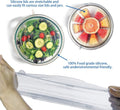 Silicone Stretch Lids, Durable & Eco-Friendly Elastic Lids Reusable Heat Resistant Various Sizes Cover for Bowl(White-6Pack)