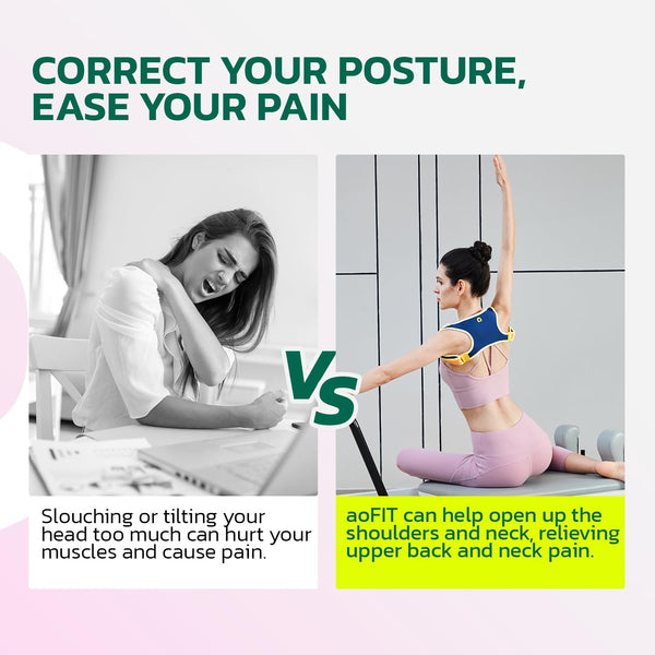 Posture Corrector for Women - Lightweight and Breathable Back Brace for Pain Relief, Rounded Shoulders and Hunchback, Compact & Portable with