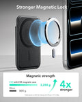 ESR for Magsafe Wallet, Iphone Wallet with 5-Card Holder, Secure-Grip Finger Loop, Magnetic Card Holder for Iphone 15/14/13/12 Series, Not for