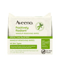 Aveeno Positively Radiant Oil-Free Makeup Removing Face Wipes to Help Even Skin Tone and Texture with Moisture-Rich Soy Extract, Gentle Facial