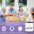 AFXMATE Sambucus Elderberry Gummies, Black Elderberry Gummy with Zinc and Vitamin C for Adults, Sugar Free Kids Multivitamin Gummies Immune