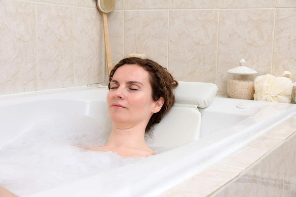 Epica Bathtub Pillow | Luxury Bath Accessories for Women & Men, Bath Decor | Non-Slip Waterproof Cushion with Strong Suction Cups, Headrest