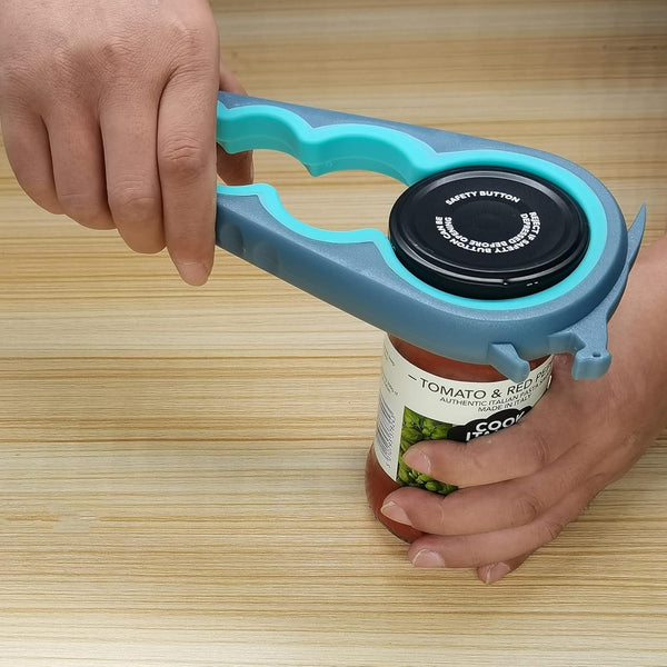 Otstar Latest Jar Opener for Seniors with Arthritis, Weak Hands, Multi-Function Bottle Opener with Non Slip Rubber Jar Opener Gripper Pad and