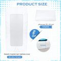 Preboun 2 Pcs Hospital Bed Sheet Fitted 36 X 84 X 14 Inch with Hospital Bed Sheets and Pillow Cases Elastic All around for Home, Massage Table,
