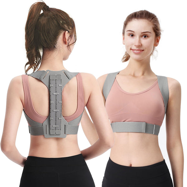 Posture Corrector for Women and Men, Adjustable Back Straightener, Upper Back Support Brace, Hunchback Posture Corrector - Relieves Neck,