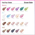 Oulac Shimmer Cream Eyeshadow Also for Highlighter Blendable Eye Shadow Waterproof&Long Lasting with Moisturizing Formula Soft Shimmer Eye