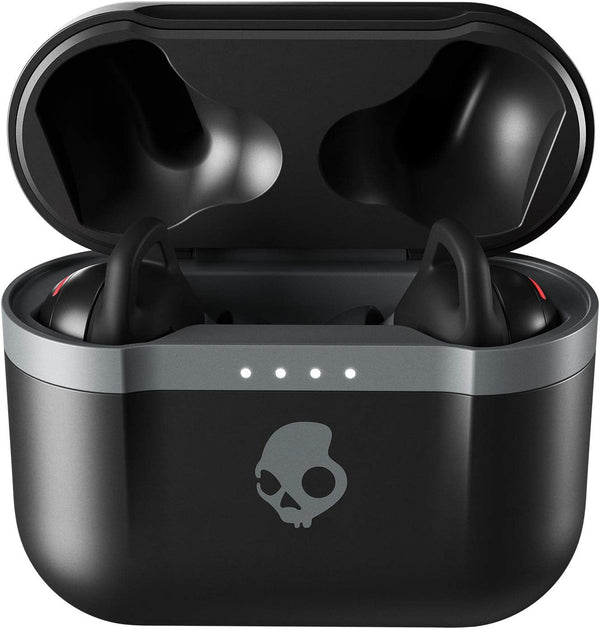 Skullcandy Indy Evo In-Ear Wireless Earbuds, 30 Hr Battery, Microphone, Works with Iphone Android and Bluetooth Devices - Black
