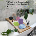 Soft Silicone Body Scrubber, Gentle like a Hand Exfoliating Your Skin and Build up Lather Easily, Back Large Suction Cup Easy to Store,