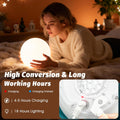 Rechargeable Floating Pool Lights, 6 Inch Light up Pool Balls with Underwater Lights Show, Color Changing LED Pool Light That Float, IP68